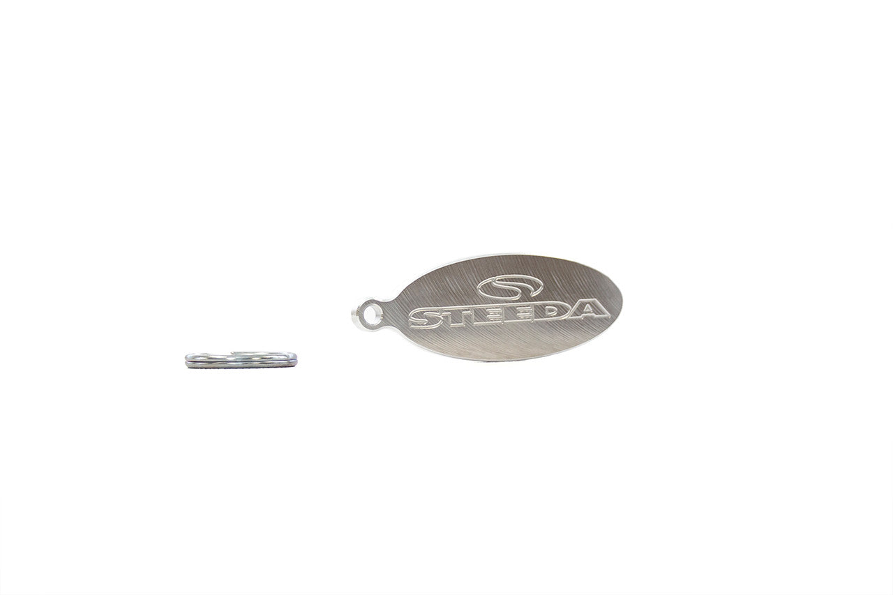 Steeda Engraved Billet Aluminum Keychain