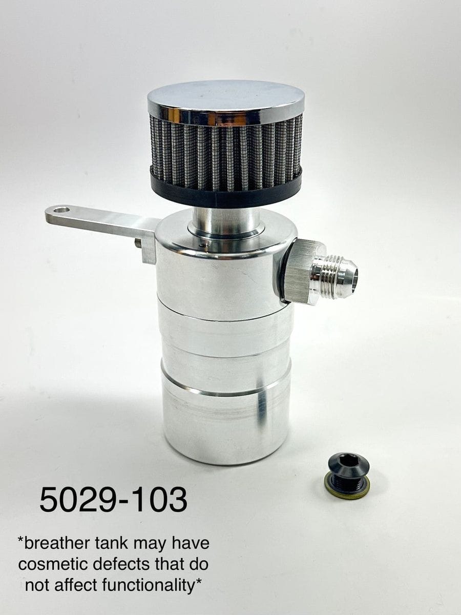 -10AN Single Port Universal Billet Engine Breather Tank Oil Separator (Clearance)