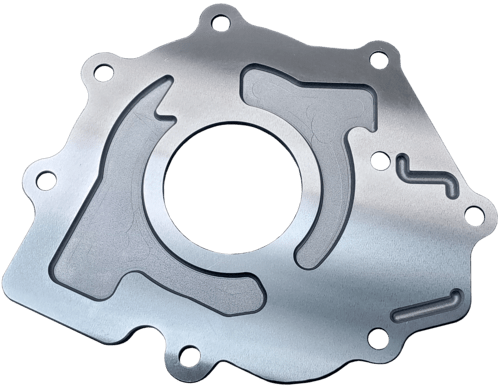 Billet Back Plate Ford Mod Motor V8 3V and GT500 2005-2014 Steel Anti-cavitation High Flow