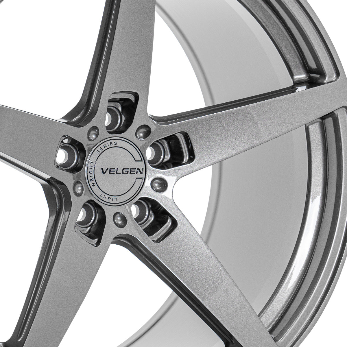 2014-2023 Jeep Grand Cherokee Velgen Classic5 V2 Wheel Set (Set of 4) - Gloss Gunmetal - 22x10.5