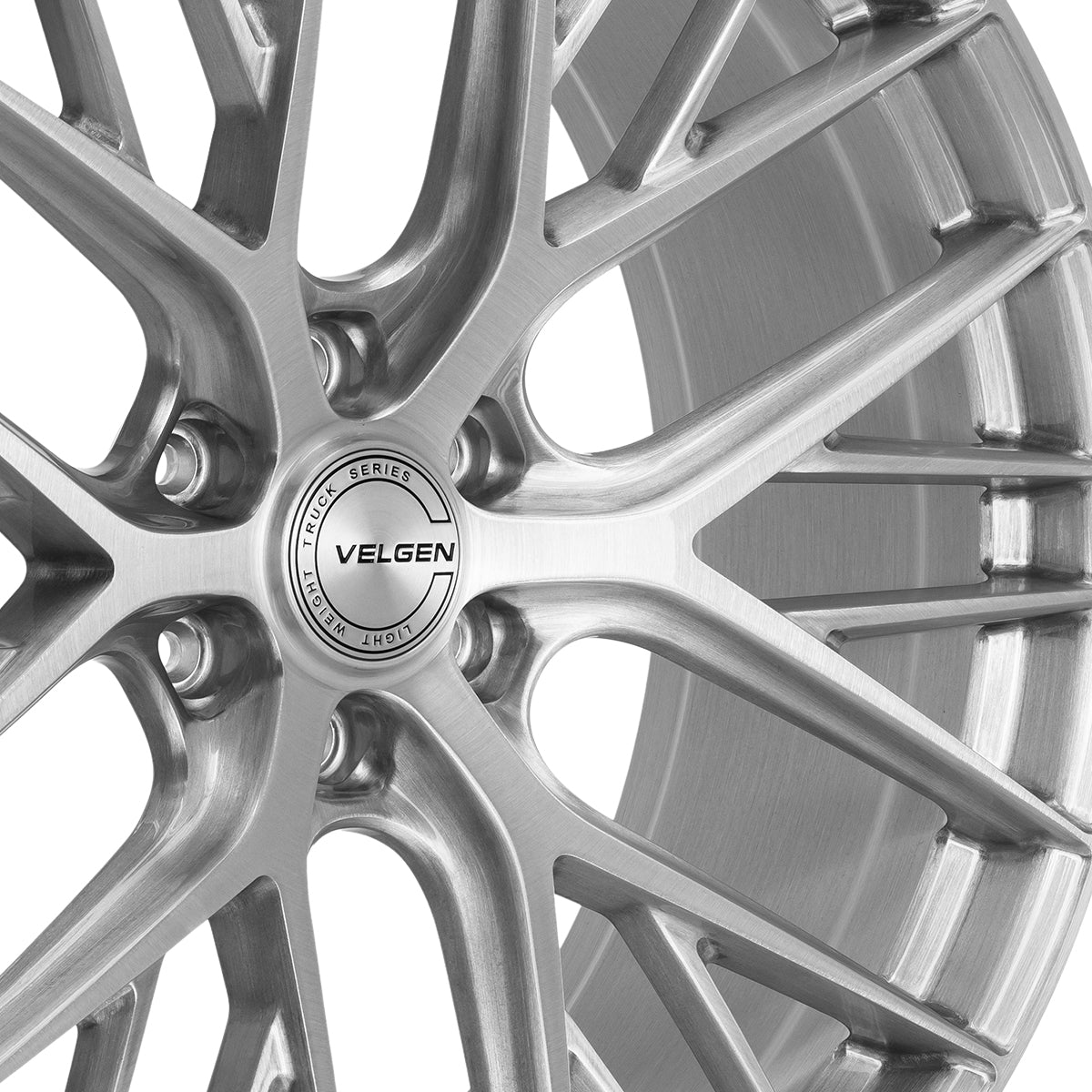 2021+ Chevrolet Tahoe/Suburban Velgen VFF-12 Wheel Set (Set of 4) - Brushed Clear - 24x10