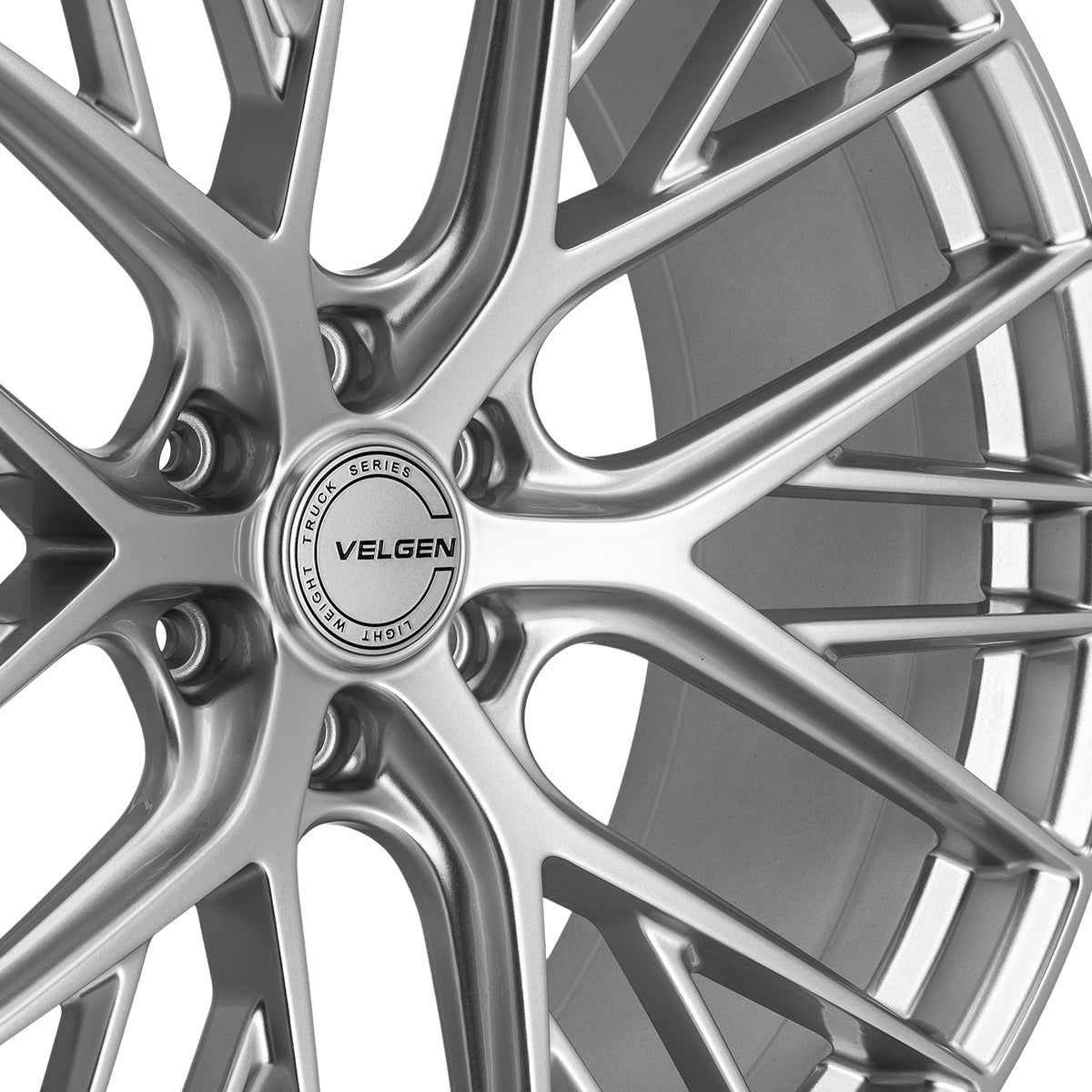 2021+ Cadillac Escalade Velgen VFF-12 Wheel Set (Set of 4) - Gloss Silver - 24x10