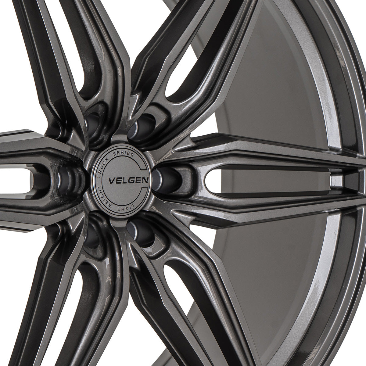 2021+ Ford F-150 Velgen VFF-6 Wheel Set (Set of 4) - Gloss Gunmetal - 22x10