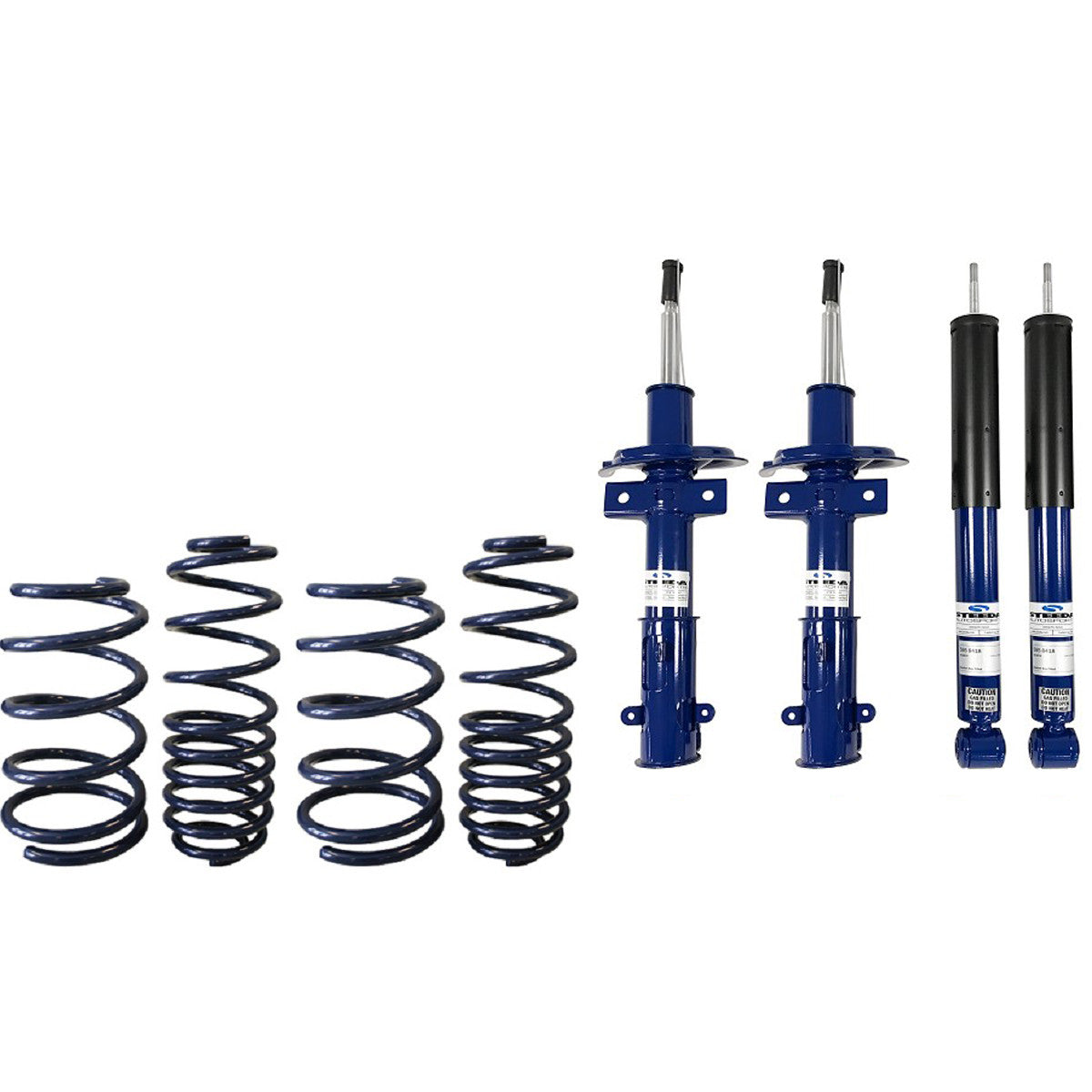 Steeda Pro-Action & Ultra-Lite Lowering Springs Mustang Suspension Package (2005-2010)