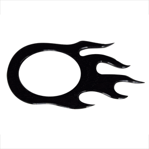 Billet Flame Antenna Surround (fits 05-09 Ford Mustang) UPR