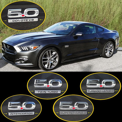 Emblem Finisher Chrome Set (fits 11-23 Ford Mustang) UPR
