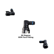 OEM 90 degree Style PVC Snap Fitting Straight for Oil Catch Can