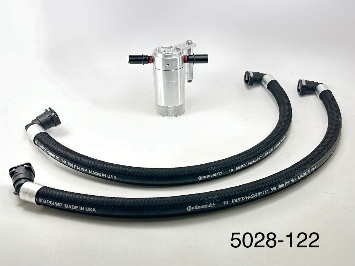 Plug N Play™ SC Oil Catch Can Separator (fits 2011-2021 Ford F150 5.0, 6.2 & Ecoboost)