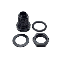 Vented Valve Cover Fitting exploded view with Black Anodized Finish [5045-31]