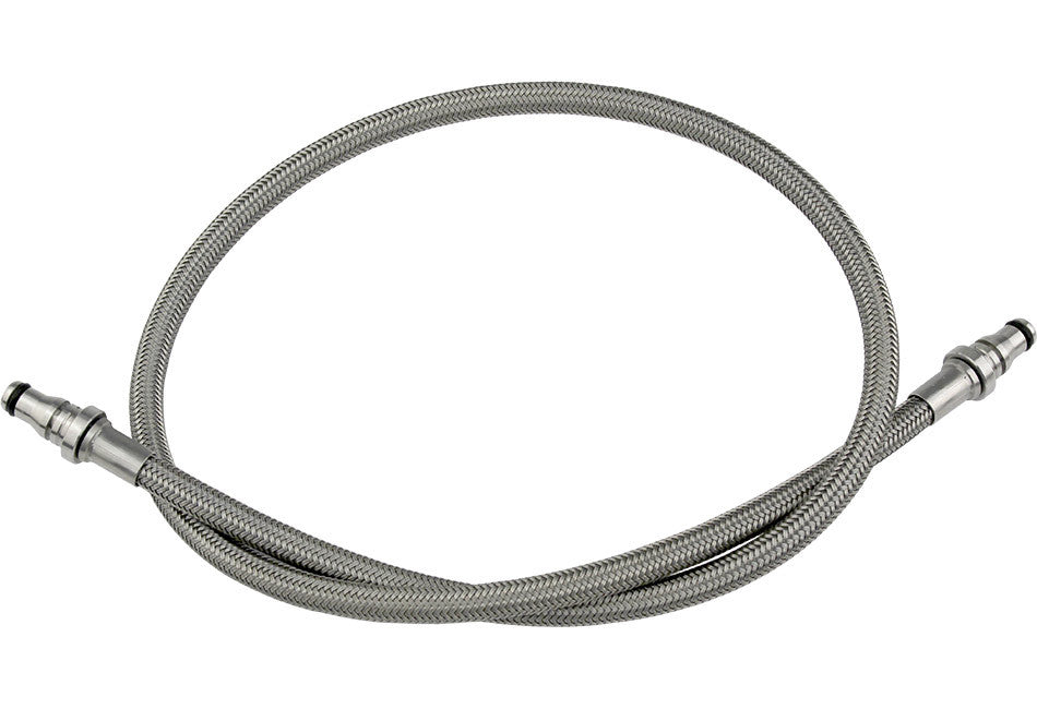 Steeda Mustang EcoBoost/GT350/Mach-1 & Focus ST/RS Stainless Braided Hydraulic Clutch Line (2013-2023)