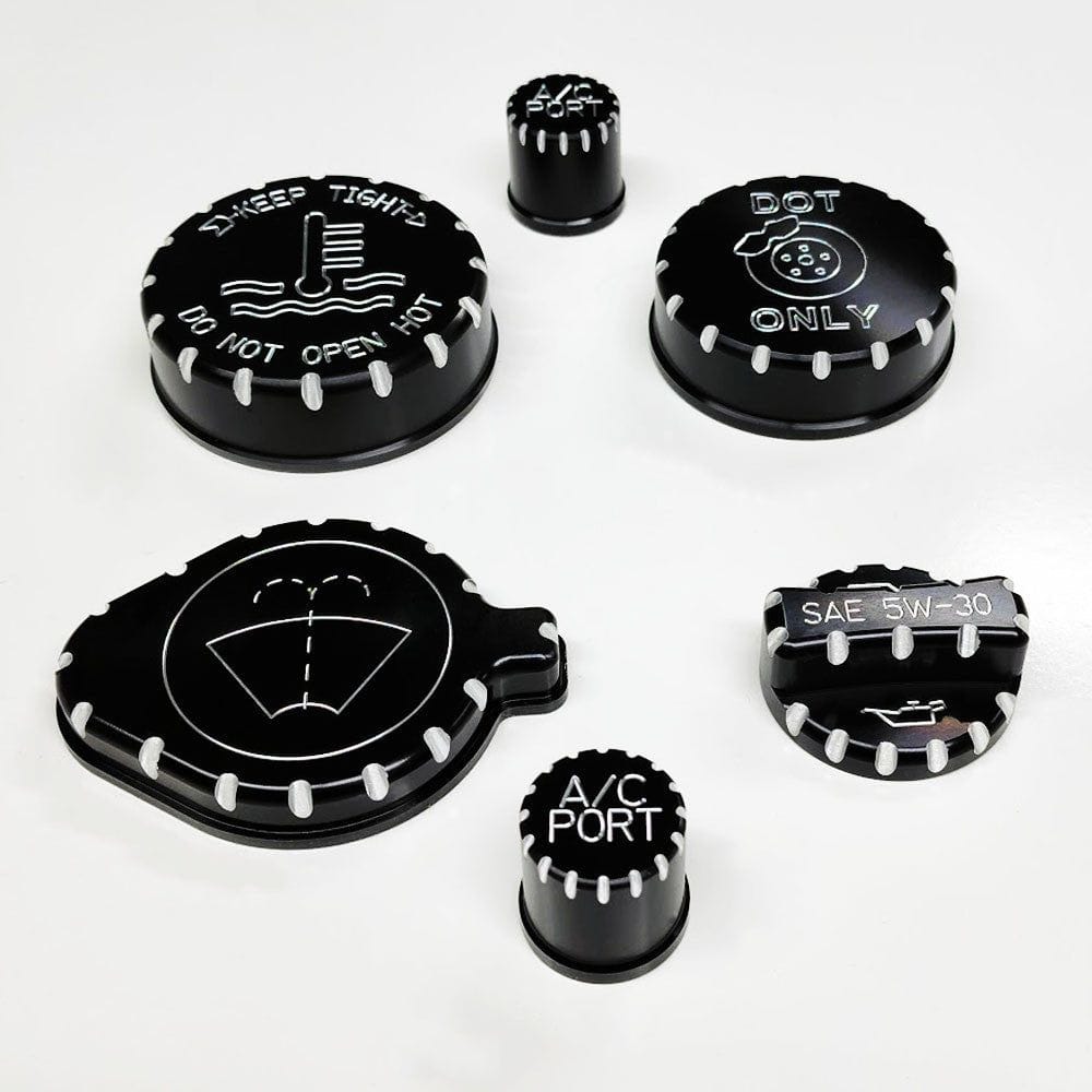 Billet Engine Cap Cover Package (fits 15-24 Mustang GT & V6) UPR