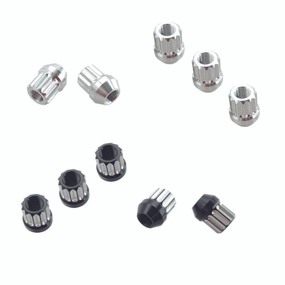 UPR Pro-Series™ 7075 Billet Aluminum Lug Nuts 1/2-20 .440 .710 Shank 10pc