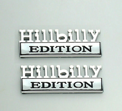 Hillbilly Edition Emblem
