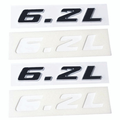 6.2L Emblem Pair (fits Mopar Hemi Charger Challenger TRX Hellcat) Badge