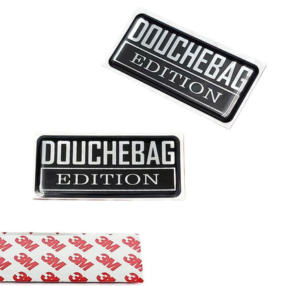 Douchebag Edition Domed Urethane Decal Emblem