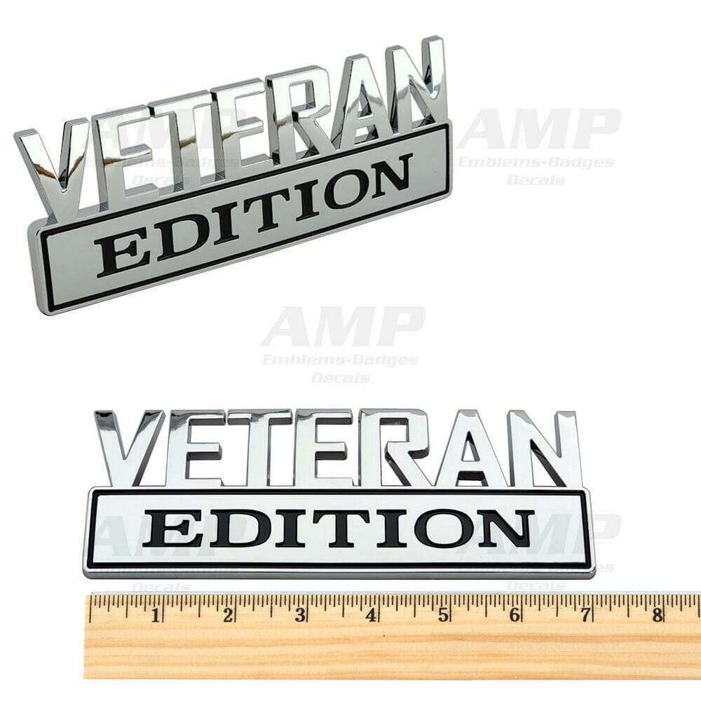 Veteran Edition Emblem Chrome