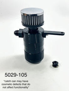 -10AN Single Port Universal Billet Engine Breather Tank Oil Separator (Clearance) BLACK