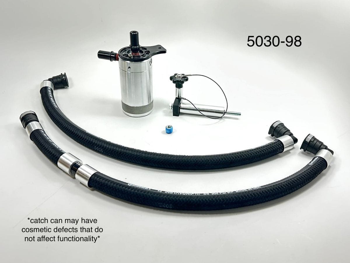 Plug N Play™ Single Valve Oil Catch Can Separator (Clearance)(fits 15-23 Mustang GT) UPR