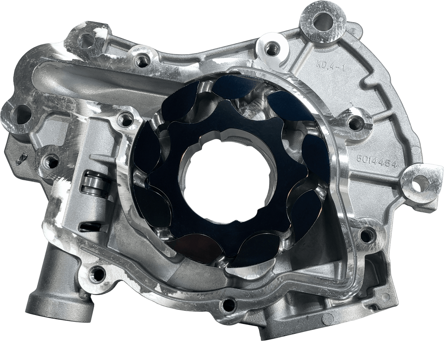 Pump Assembly Ford Coyote Mustang V8 5.0L ALL TYPES 2024-UP Billet Gear Vane Ported MartenWear Treated Billet Steel Back Plate