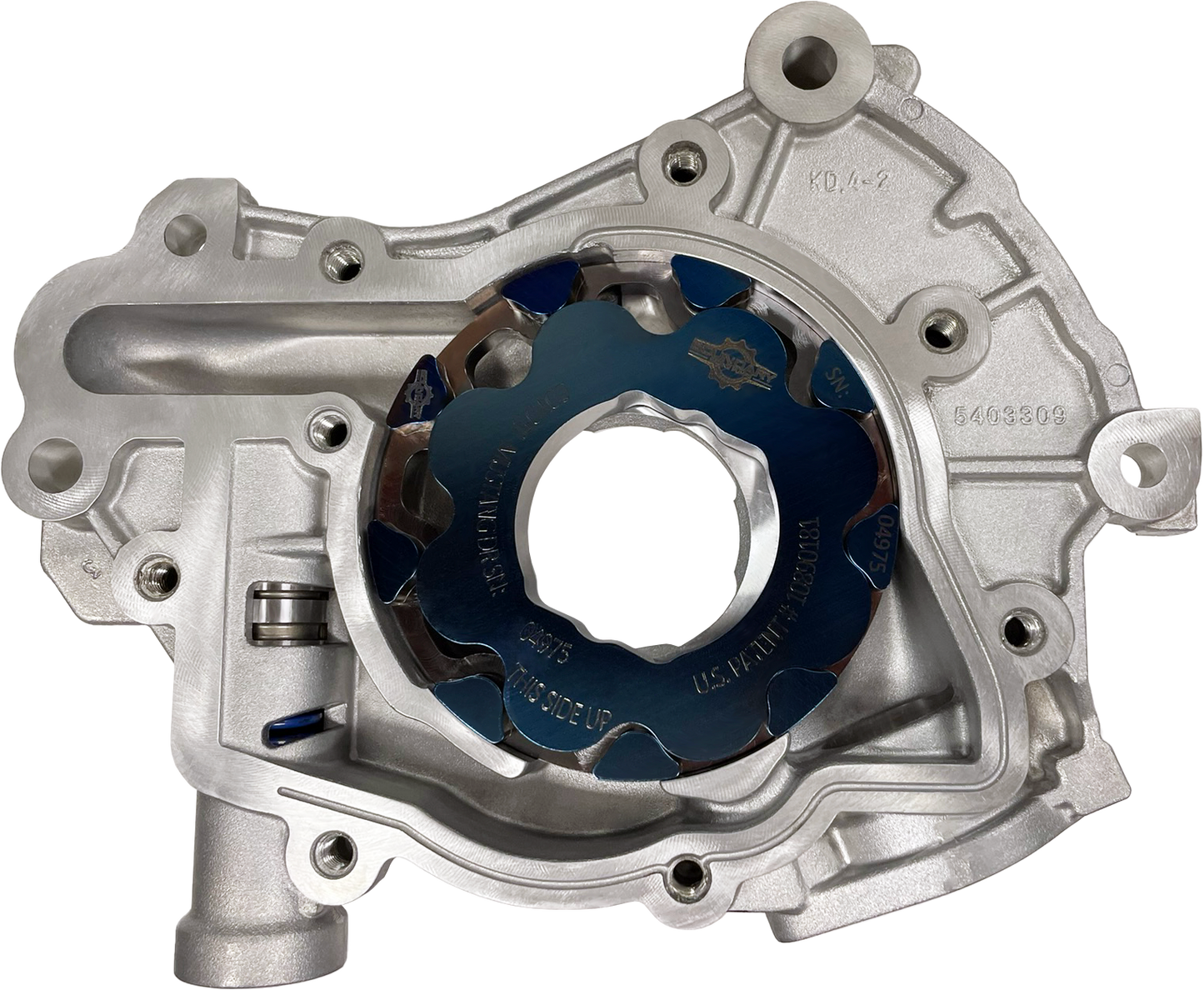 Pump Assembly Ford Coyote Mustang V8 5.0L ALL TYPES 2018-2023/ F150 2018-2020/2016-2017 5.2L GT350  Dual Rotor High Flow/ High RPM MartenWear Treated Billet Steel Back Plate