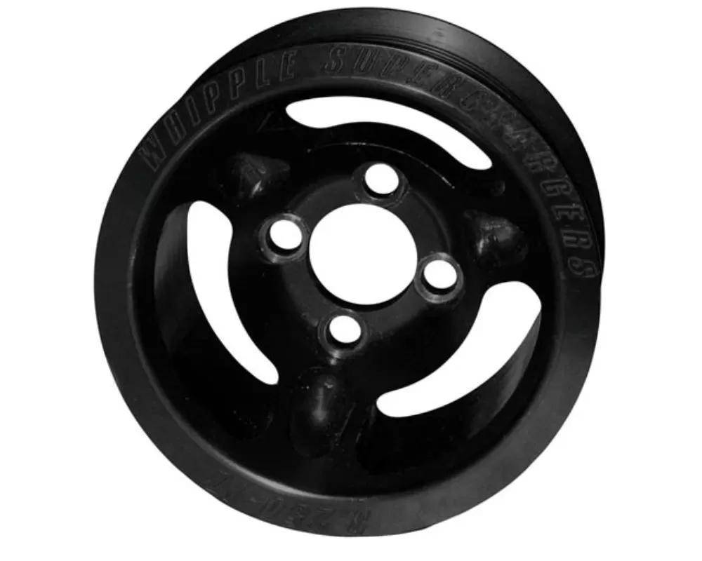 8-Rib Super Charger 4 Bolt Pulley 3.625" Black - SCP-83625-4