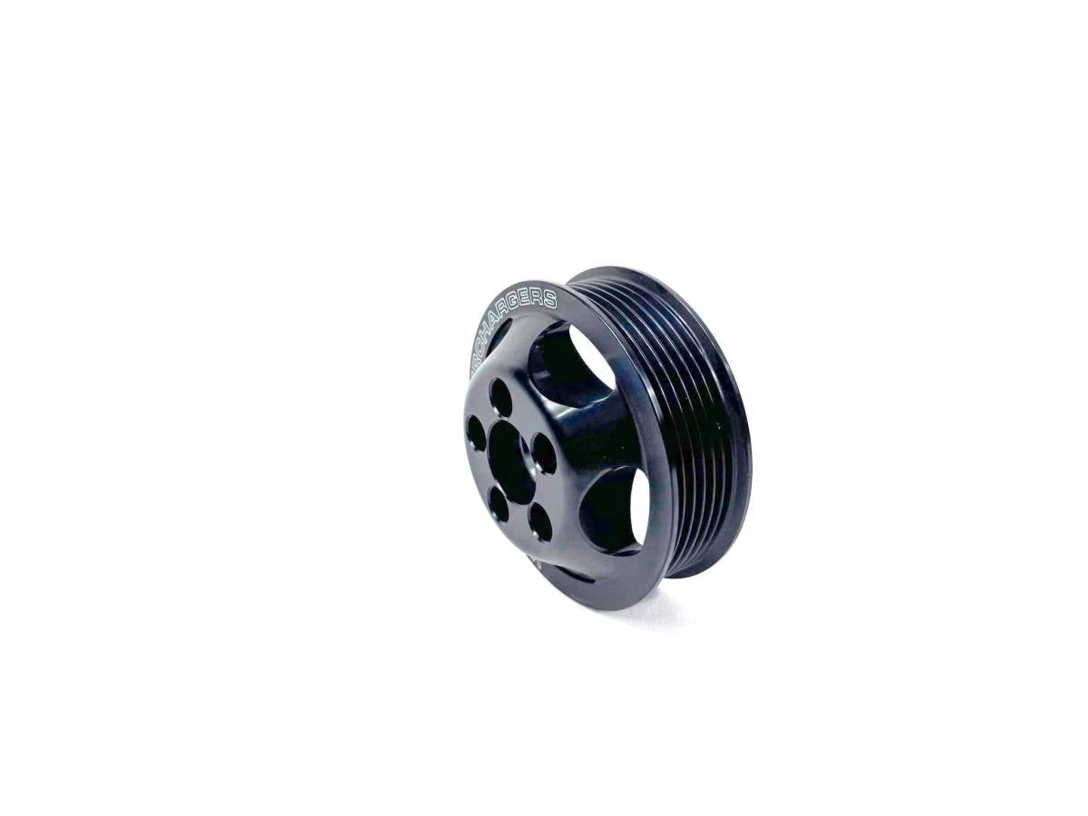 6-Rib 5 Bolt Pulley 3.750" Black - SCP-63750-5