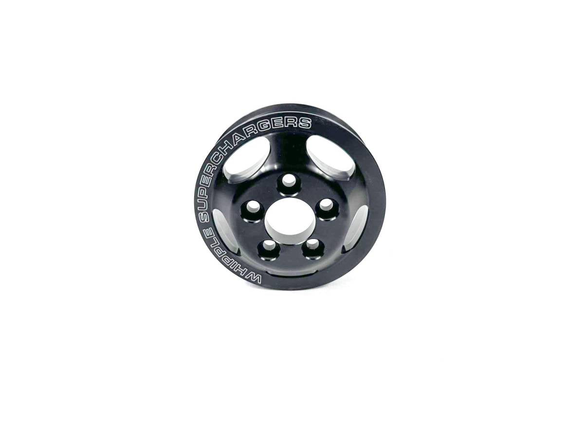 6-Rib 5 Bolt Pulley 4.25" Black - SCP-64250-5