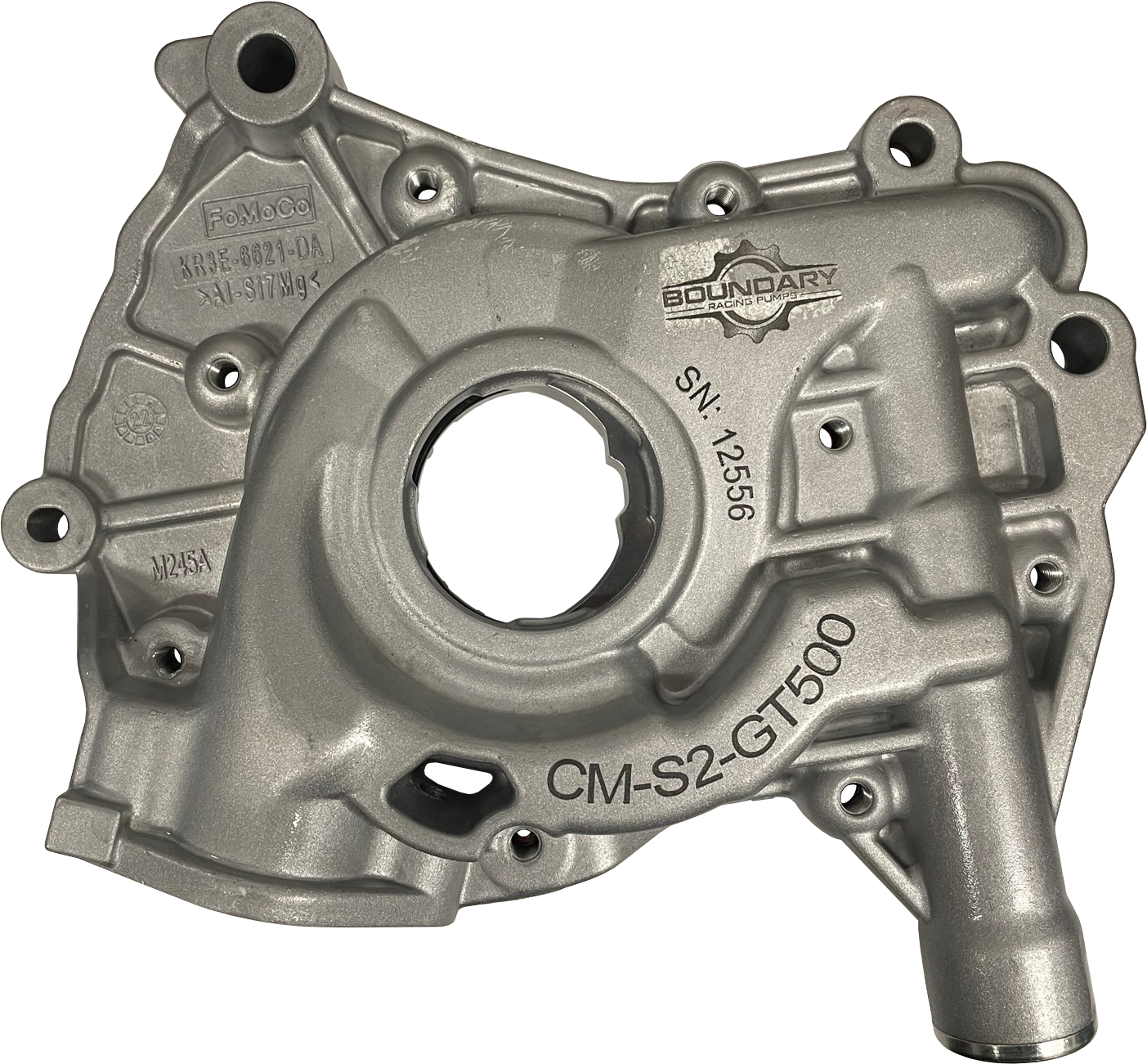 Pump Assembly Ford Coyote GT500 V8 5.2L 2020-UP 2025 Mustang GTD 2023 Ford Raptor R Billet Gear Vane Ported MartenWear Treated Billet Steel Back Plate