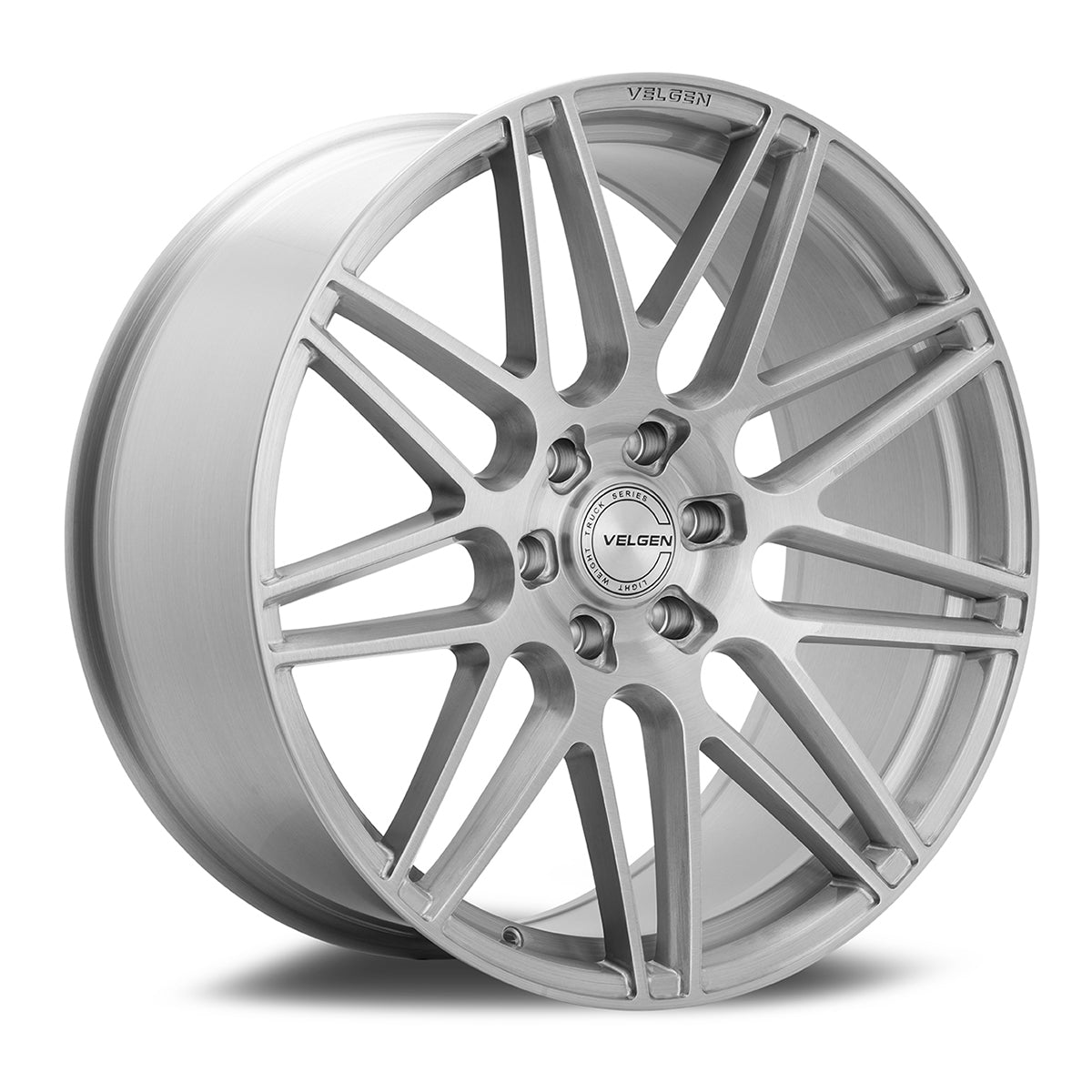 2021+ Ford F-150 Velgen VFF-9 Wheel Set (Set of 4) - Brushed Clear - 24x10
