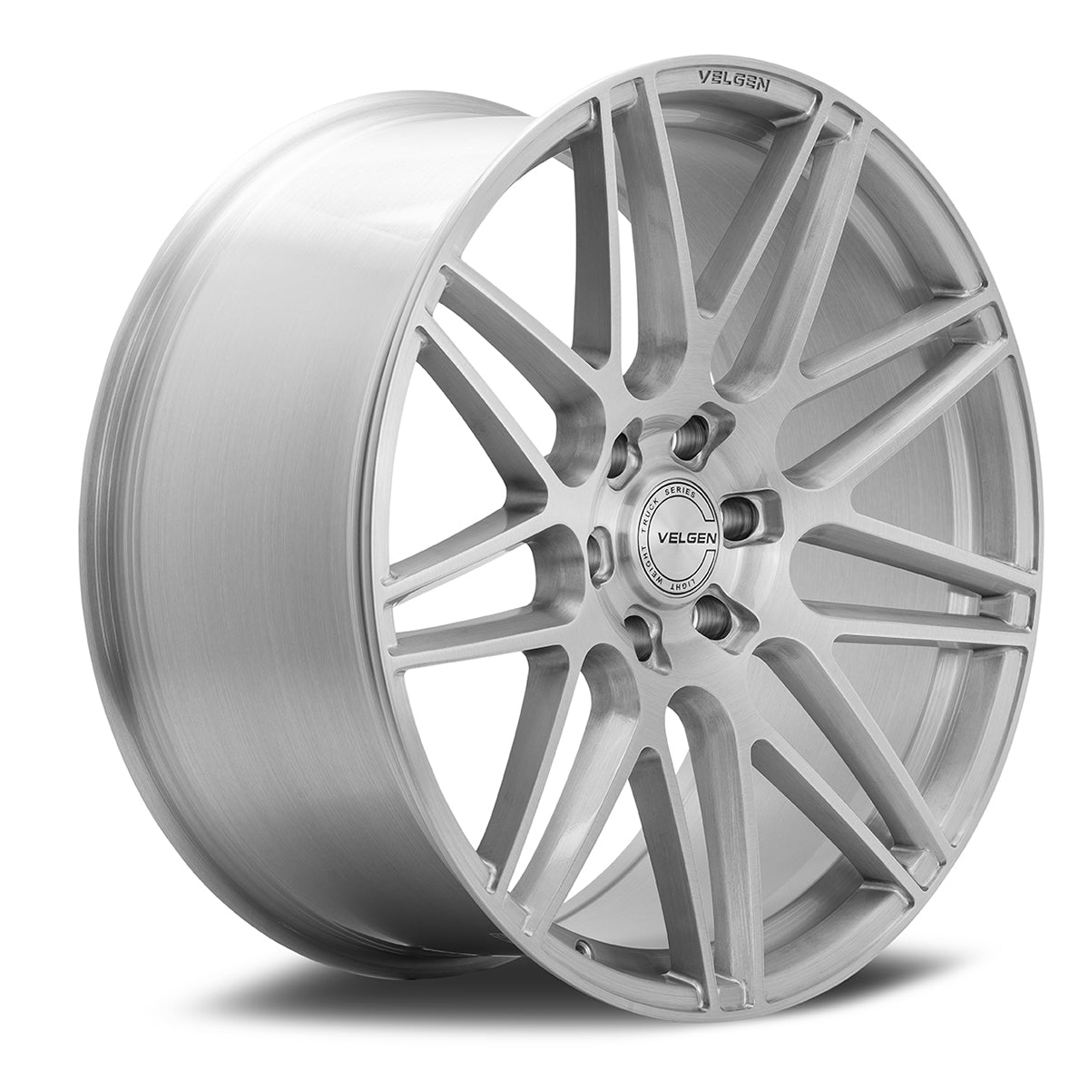 2021+ Ford F-150 Velgen VFF-9 Wheel Set (Set of 4) - Brushed Clear - 24x10