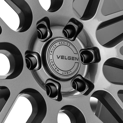 2021+ Ford F-150 Velgen VFF-9 Wheel Set (Set of 4) - Gloss Gunmetal - 22x10