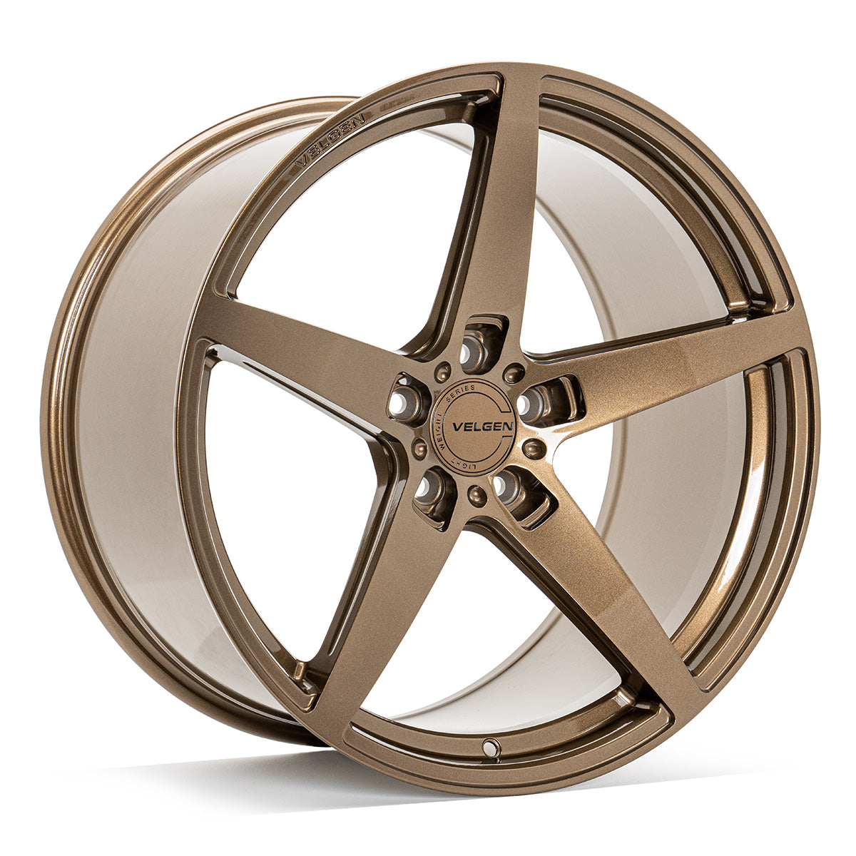 2020-2024 Dodge Challenger Widebody Velgen Classic5 V2 Wheel Set (Set of 4) - Gloss Bronze - 20x11