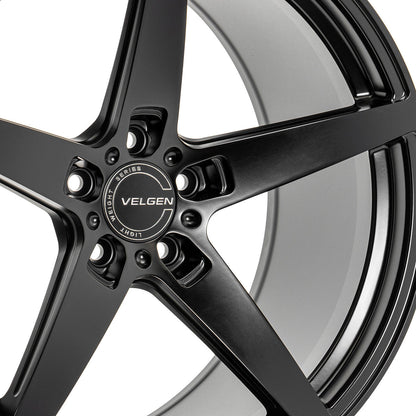 2016-2020 Ford Mustang GT350/R Velgen Classic5 V2 Wheel Set (Set of 4) - Satin Black - 20x11/20x11.5