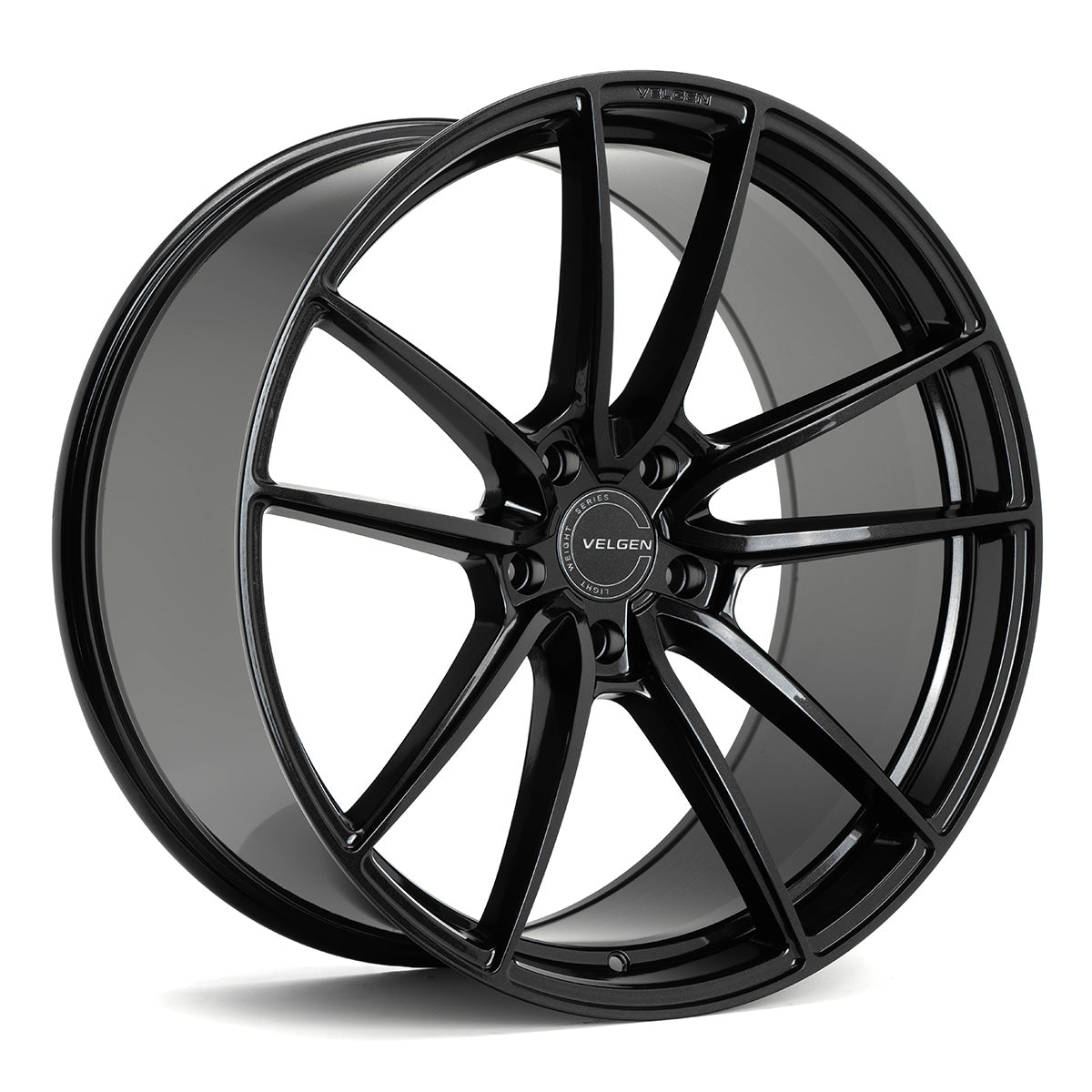 2014-2019 Chevrolet Corvette C7 Velgen VF5 Wheel Set (Set of 4) - Gloss Black Sparkle - 19x10/20x12