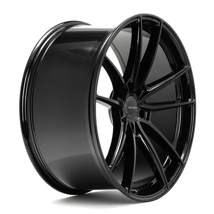 2014-2019 Chevrolet Corvette C7 Velgen VF5 Wheel Set (Set of 4) - Gloss Black Sparkle - 20x10/20x12