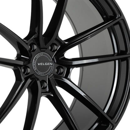 2014-2019 Chevrolet Corvette C7 Velgen VF5 Wheel Set (Set of 4) - Gloss Black Sparkle - 19x10/20x12