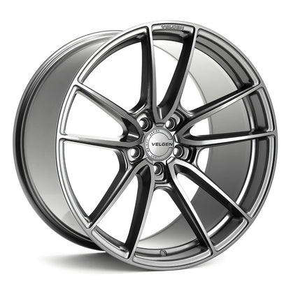 2005+ Ford Mustang Velgen VF5 Wheel Set (Set of 4) - Gloss Gunmetal - 20x9.5/20x10.5