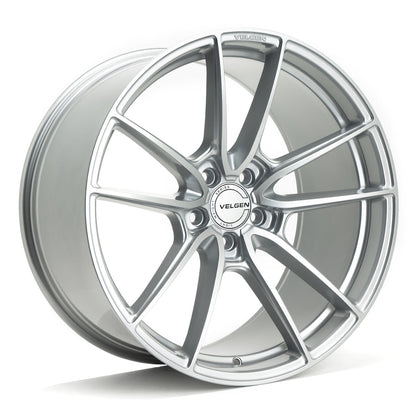 2005+ Ford Mustang Velgen VF5 Wheel Set (Set of 4) - Gloss Silver - 20x9.5/20x10.5
