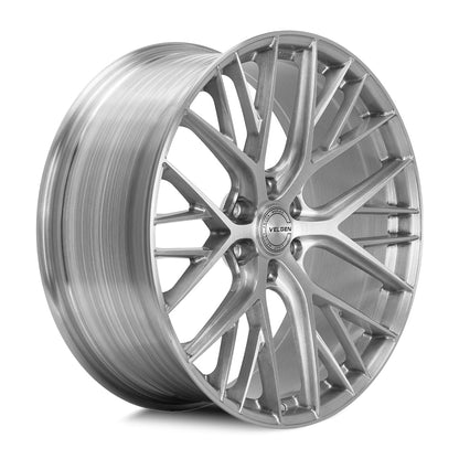 2015-2020 Ford F-150 Velgen VFF-12 Wheel Set (Set of 4) - Brushed Clear - 22x10