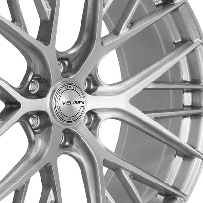 2021+ Cadillac Escalade Velgen VFF-12 Wheel Set (Set of 4) - Brushed Clear - 24x10