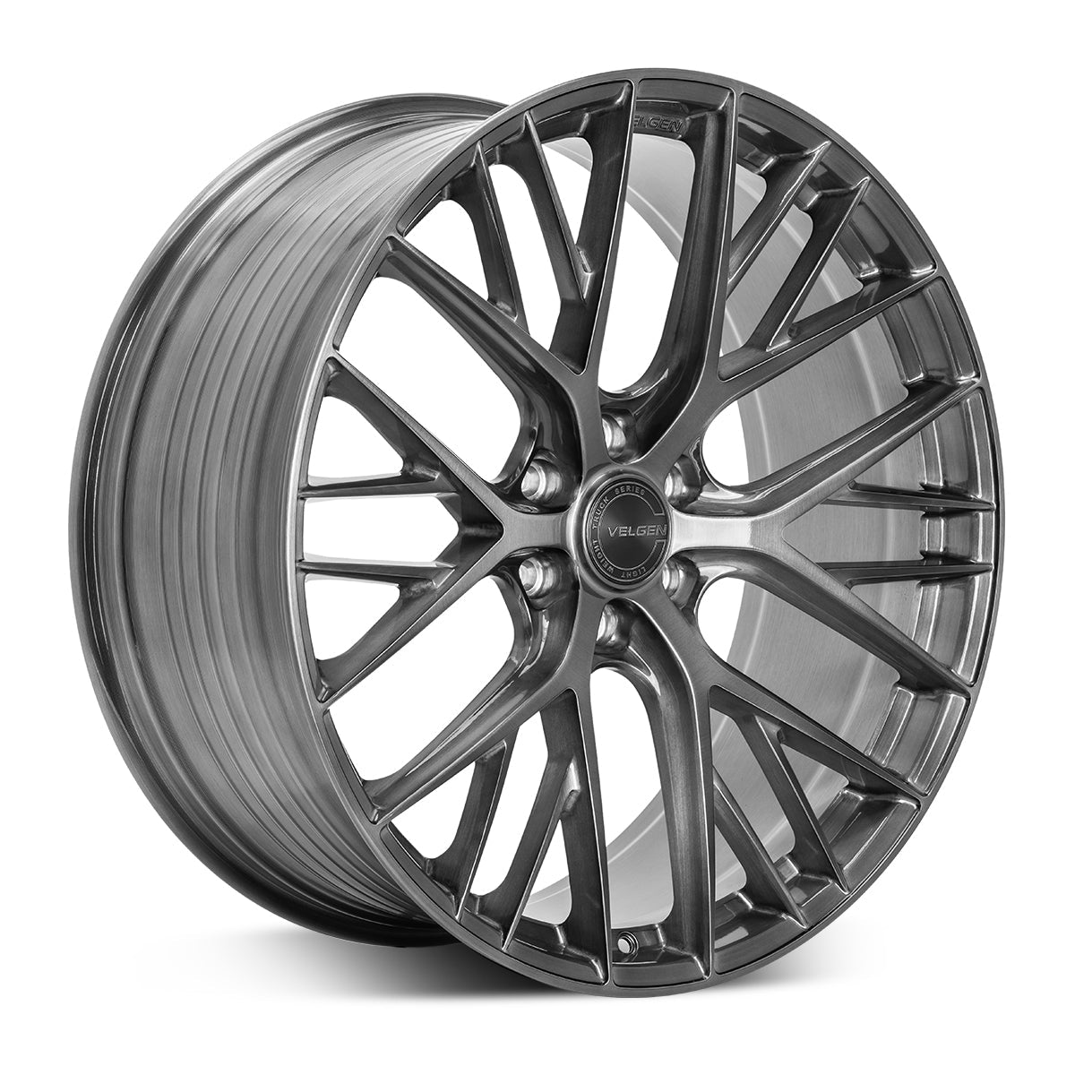 2021+ Cadillac Escalade Velgen VFF-12 Wheel Set (Set of 4) - Brushed Titanium - 24x10