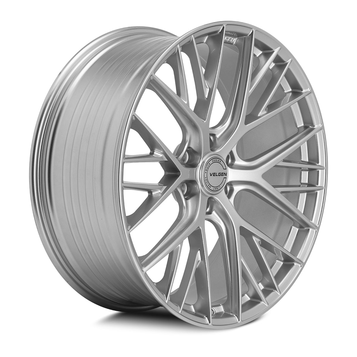 2021+ GMC Yukon/Yukon XL Velgen VFF-12 Wheel Set (Set of 4) - Gloss Silver - 24x10