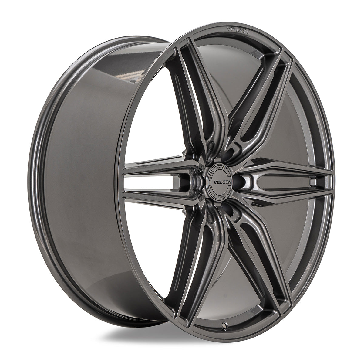 2018+ RAM 1500 Velgen VFF-6 Wheel Set (Set of 4) - Gloss Gunmetal - 24x10