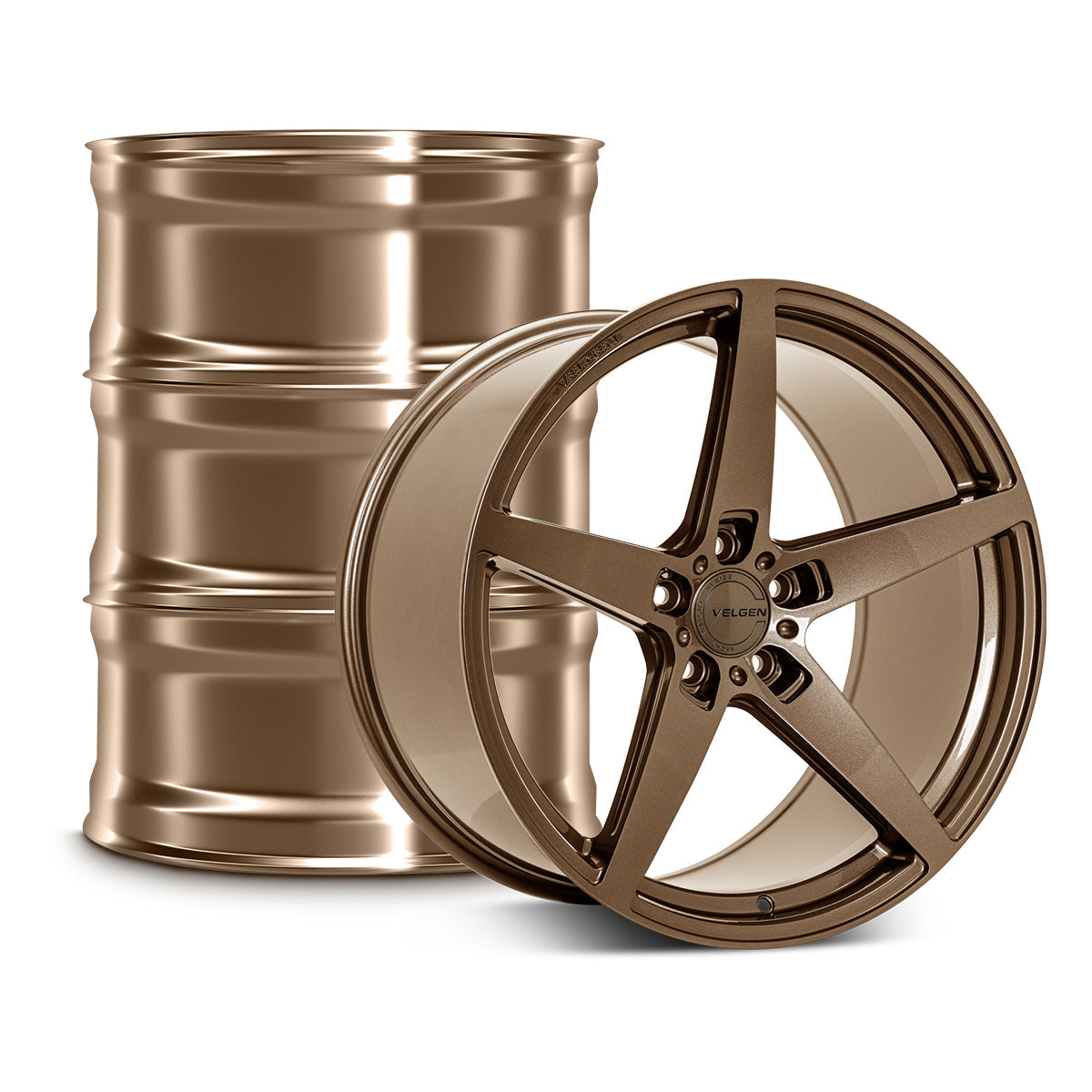 2011+ Dodge Durango Velgen Classic5 V2 Wheel Set (Set of 4) - Gloss Bronze - 20x10.5