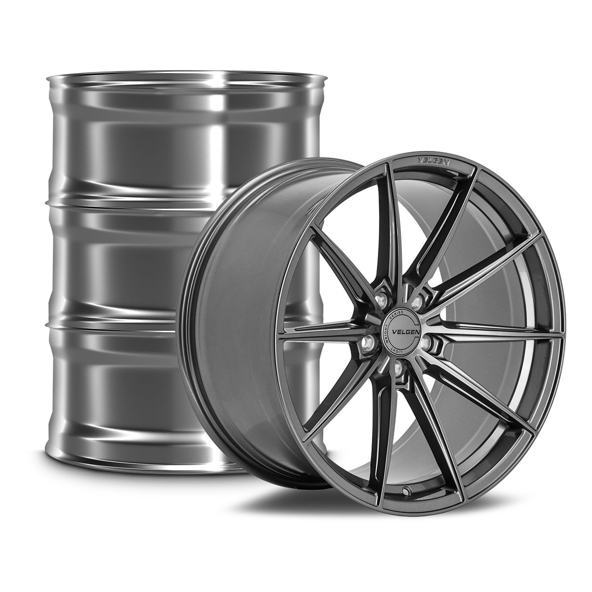 2011+ Dodge Durango Velgen VF10 Wheel Set (Set of 4) - Gloss Gunmetal - 22x10.5