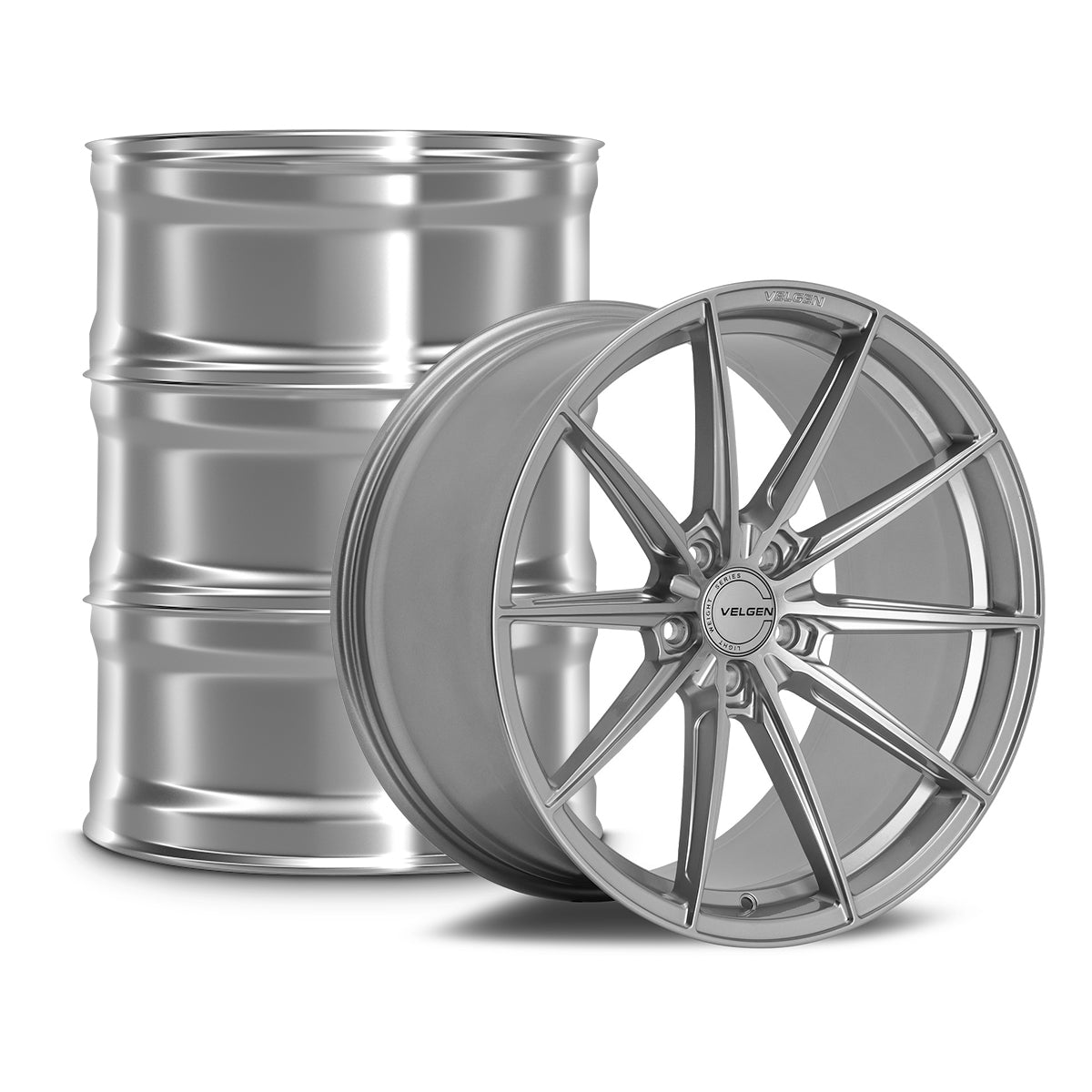 2011+ Dodge Durango Velgen VF10 Wheel Set (Set of 4) - Gloss Silver - 22x10.5