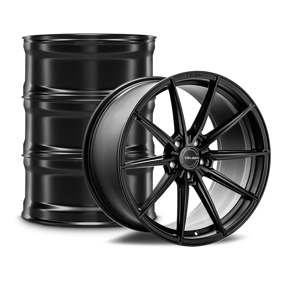 2011+ Dodge Durango Velgen VF10 Wheel Set (Set of 4) - Satin Black - 22x10.5