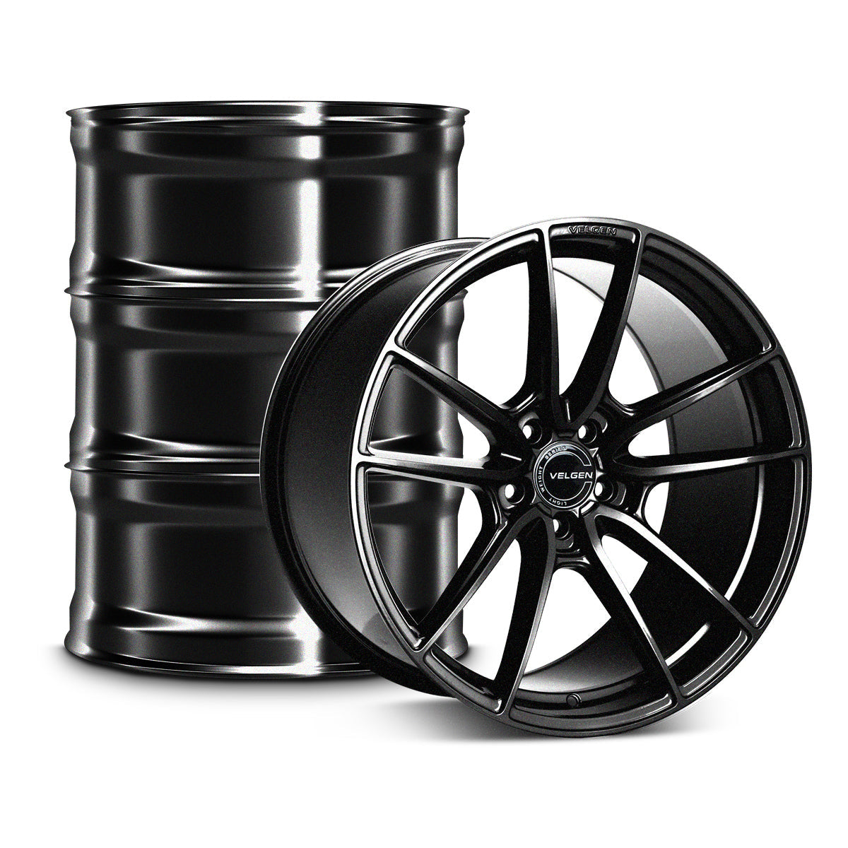 2016-2022 Chevrolet Camaro Velgen VF5 Wheel Set (Set of 4) - Gloss Black Sparkle - 20x10/20x11