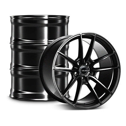 2016-2022 Chevrolet Camaro Velgen VF5 Wheel Set (Set of 4) - Gloss Black Sparkle - 20x10/20x11