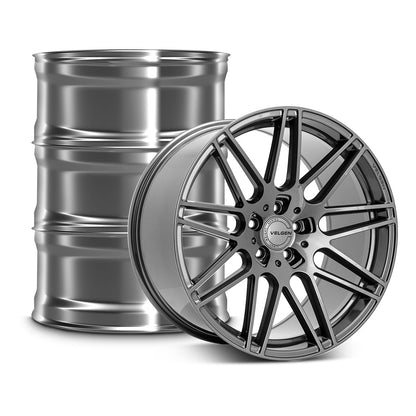 2015-2024 Ford Mustang Velgen VF9 Wheel Set (Set of 4) - Gloss Gunmetal - 20x10/20x11